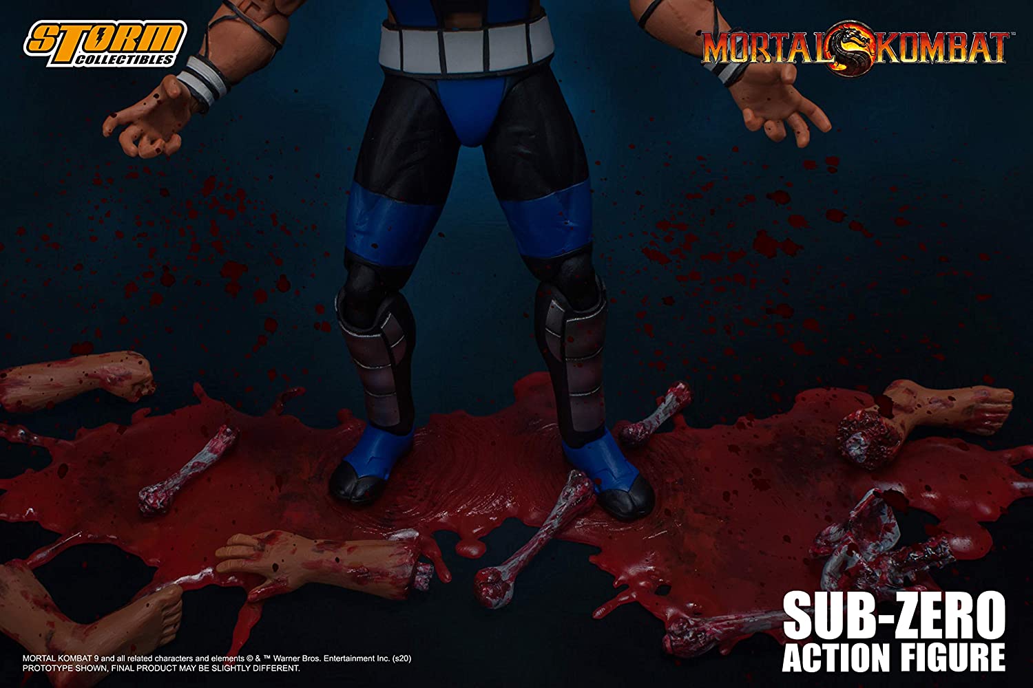 Storm Collectibles - Mortal Kombat 3 - Sub-Zero (Unmasked) - Fig-Ops Toys